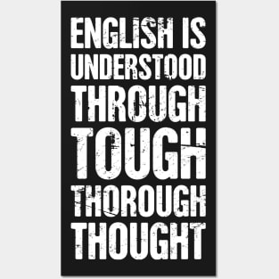 Funny English Teacher Quote Posters and Art